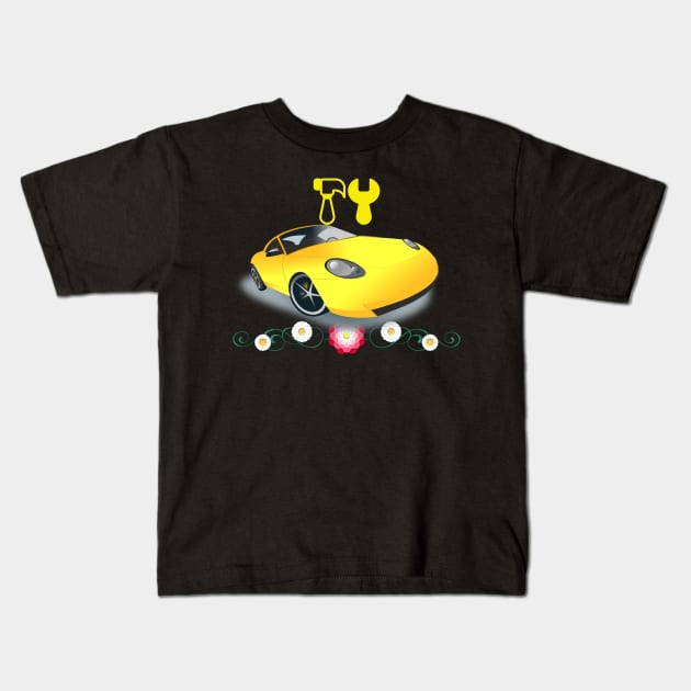 Mechanics, Installers, & Repairers Kids T-Shirt by Amy_Design